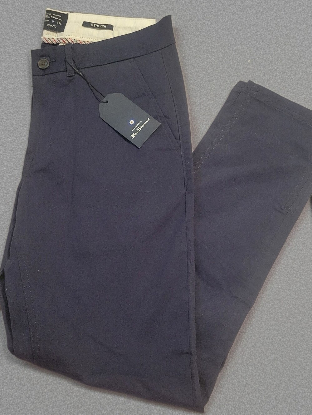 NWT! Ben Sherman Men's Navy Chinos